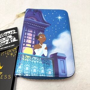 Loungefly Disney Princess and The Frog 15th Anniversary Zip Around Wallet